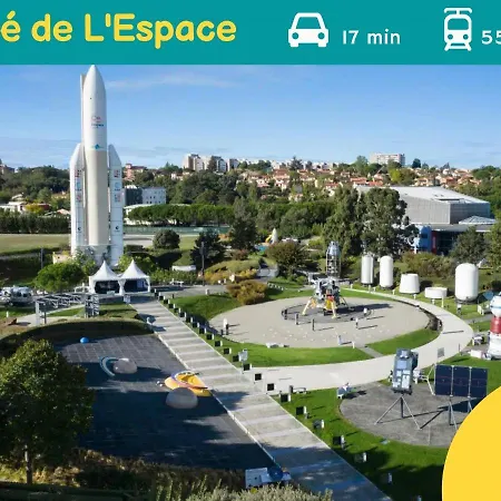 Ancely Neuf Deco Aero - Parking Gratuit - Proche Blagnac 아파트 툴루즈