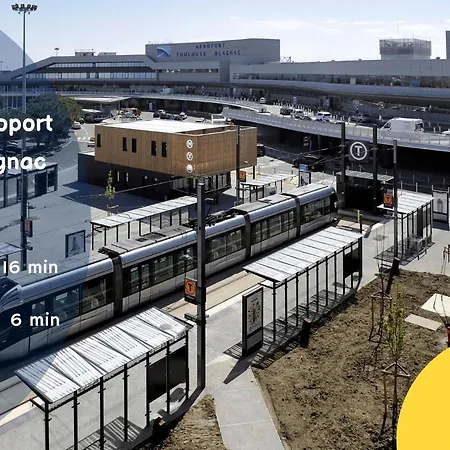 아파트 Ancely Neuf Deco Aero - Parking Gratuit - Proche Blagnac *
