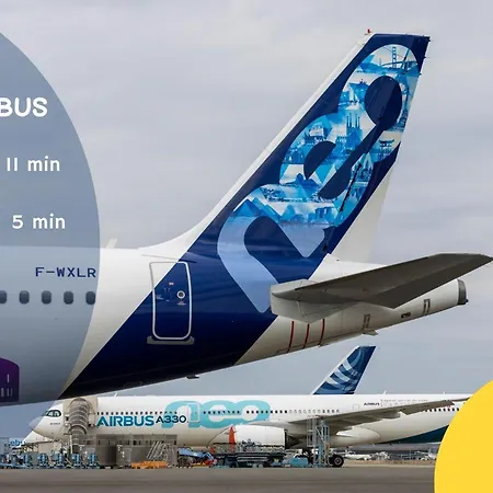 Ancely Neuf Déco Aéro - Parking Gratuit - Proche Blagnac Appartamento *